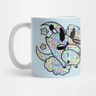 Holographic Sparkle Angel Cow Mug